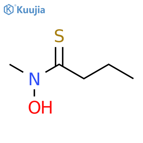 Butanethioamide, N-hydroxy-N-methyl- structure