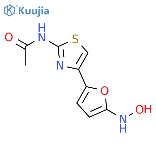 Acetamide, N-[4-[5-(hydroxyamino)-2-furanyl]-2-thiazolyl]- structure