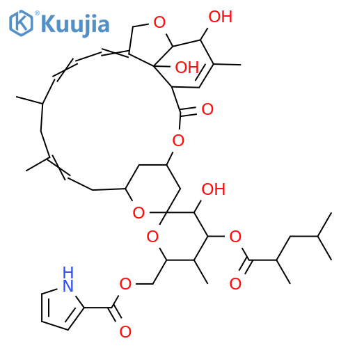 22,23-Dihydroxymilbemycin α1; 26-O-(2-Pyrrolecarbonyloxy), 23-O-(2,4-dimethylpentanoyl) structure