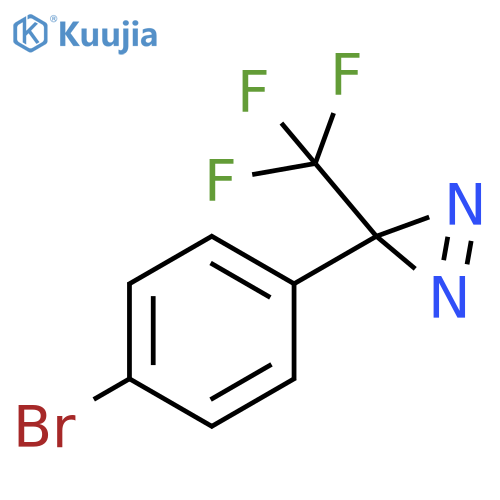 3-(4-bromophenyl)-3-(trifluoromethyl)-3H-diazirine structure