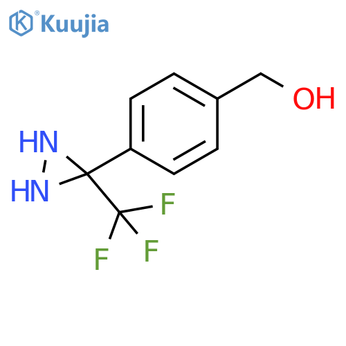 Benzenemethanol, 4-[3-(trifluoromethyl)-3-diaziridinyl]- structure