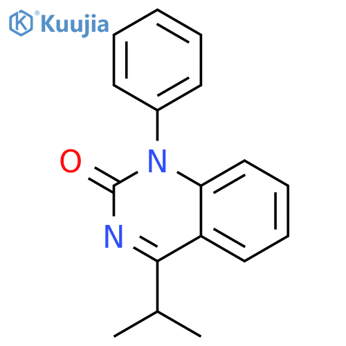 2(1H)-Quinazolinone, 4-(1-methylethyl)-1-phenyl- structure