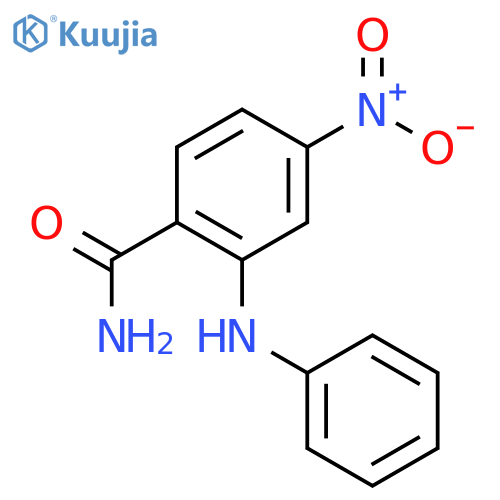 Benzamide, 4-nitro-2-(phenylamino)- structure