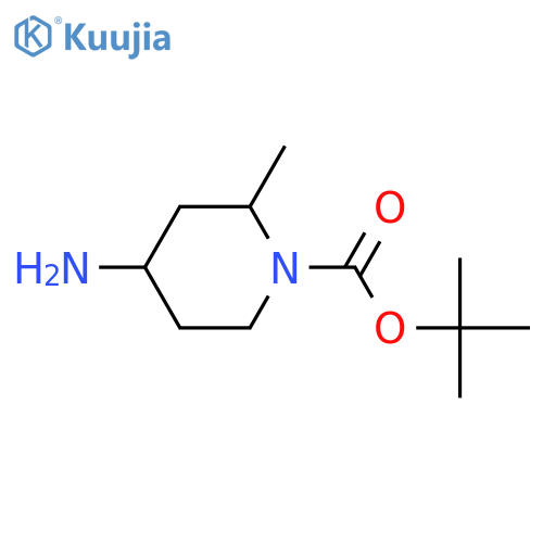 Tert-Butyl 4-amino-2-methylpiperidine-1-carboxylate structure