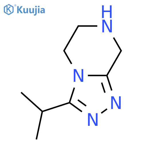 3-(propan-2-yl)-5H,6H,7H,8H-[1,2,4]triazolo[4,3-a]pyrazine structure