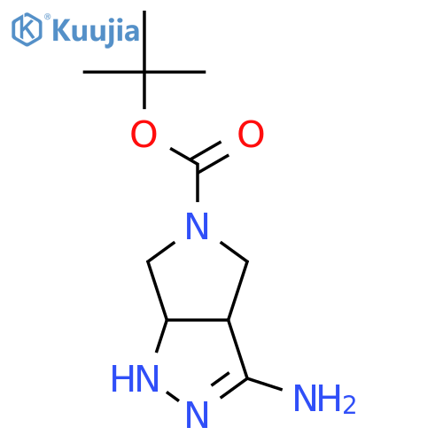 tert-Butyl 3-amino-3a,4,6,6a-tetrahydropyrrolo[3,4-c]pyrazole-5(1H)-carboxylate structure