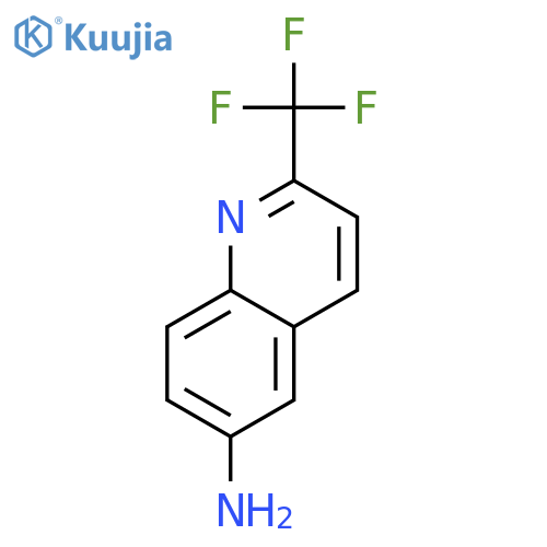 2-(trifluoromethyl)quinolin-6-amine structure