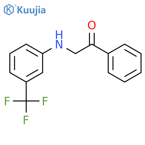 1-Phenyl-2-3-(Trifluoromethyl)Anilino-1-Ethanone structure