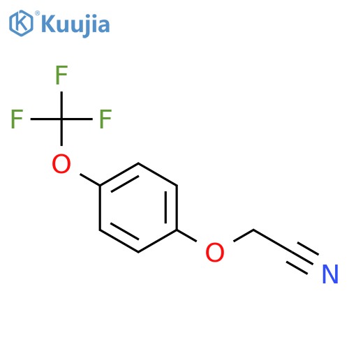 2-4-(Trifluoromethoxy)phenoxyacetonitrile structure