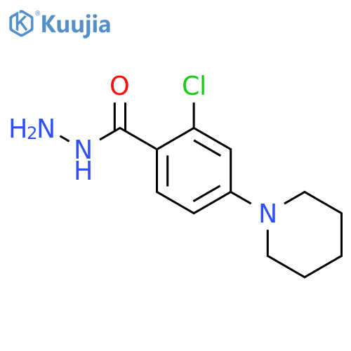 2-Chloro-4-(piperidin-1-yl)benzohydrazide structure