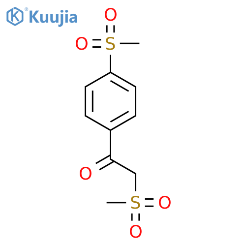 2-(Methylsulfonyl)-1-4-(methylsulfonyl)phenyl-1-ethanone structure