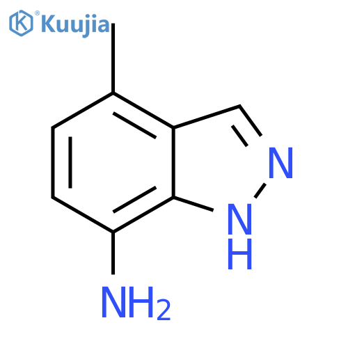 4-Methyl-1H-indazol-7-amine structure
