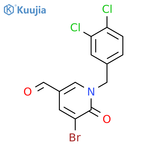 5-Bromo-1-(3,4-dichlorobenzyl)-6-oxo-1,6-dihydro-3-pyridinecarbaldehyde structure