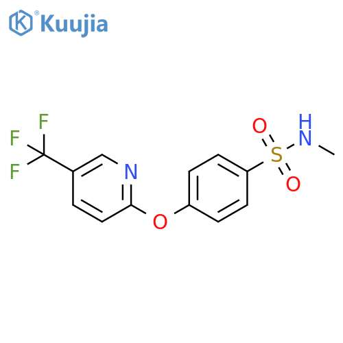 N-Methyl-4-{5-(trifluoromethyl)-2-pyridinyl-oxy}benzenesulfonamide structure