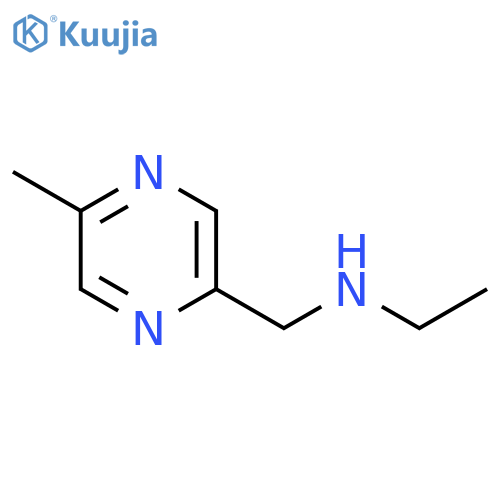 2-Pyrazinemethanamine, N-ethyl-5-methyl- structure