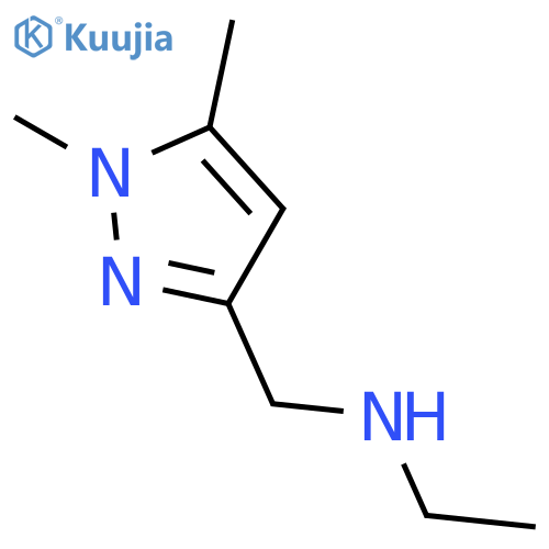 (1,5-dimethyl-1H-pyrazol-3-yl)methyl(ethyl)amine structure