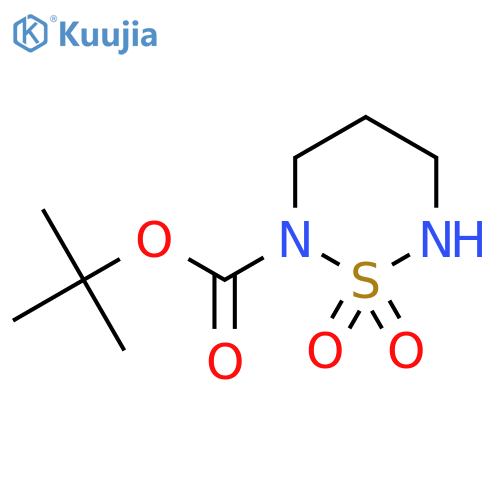 tert-Butyl 1,2,6-thiadiazinane-2-carboxylate 1,1-dioxide structure
