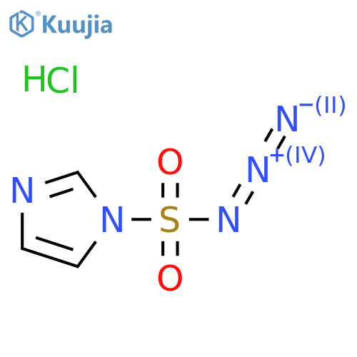1H-Imidazole-1-sulfonyl Azide Hydrochloride Salt structure