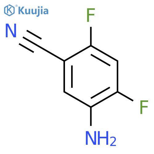 5-amino-2,4-difluorobenzonitrile structure