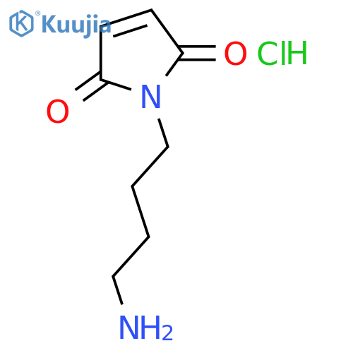 1-(4-aminobutyl)pyrrole-2,5-dione;hydrochloride structure