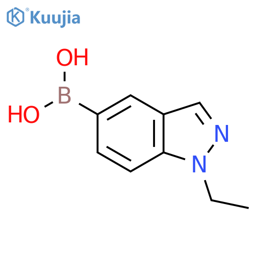 (1-Ethyl-1H-indazol-5-yl)boronic acid structure