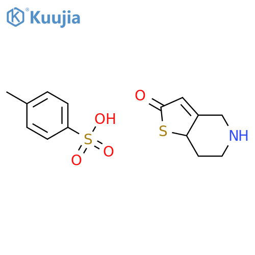 5,6,7,7a-Tetrahydrothieno3,2-cpyridin-2(4H)-one 4-methylbenzenesulfonate structure