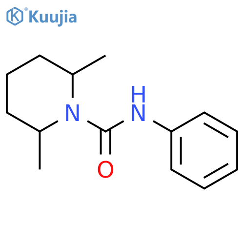 1-Piperidinecarboxamide, 2,6-dimethyl-N-phenyl- structure