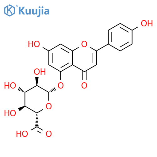 Apigenin 5-O-β-D-Glucuronide structure