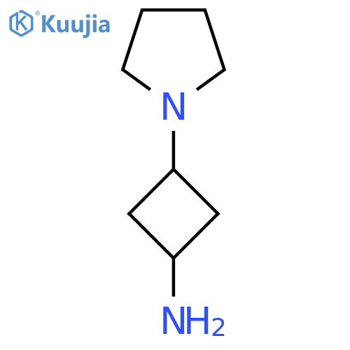 3-(1-Pyrrolidinyl)cyclobutanamine structure