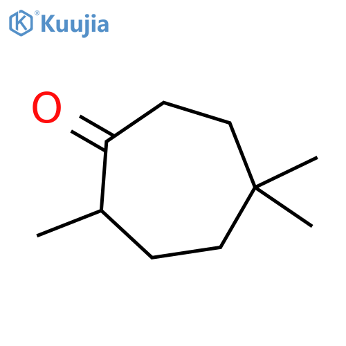 Cycloheptanone, 2,5,5-trimethyl- structure