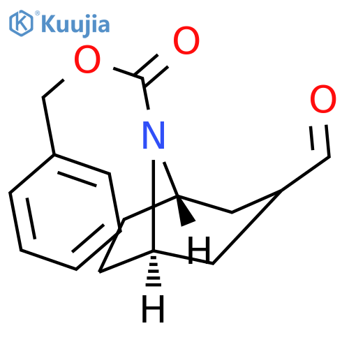 benzyl exo-3-formyl-8-azabicyclo[3.2.1]octane-8-carboxylate structure