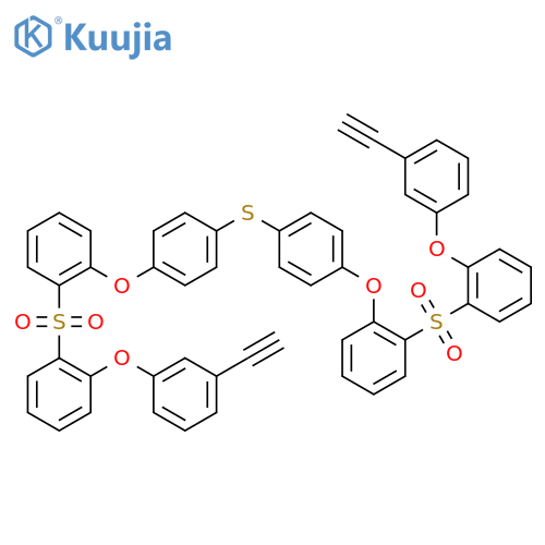 Benzene, 1,1'-thiobis[4-[[[(3-ethynylphenoxy)phenyl]sulfonyl]phenoxy]- structure