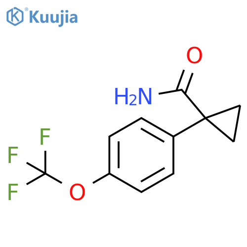 Cyclopropanecarboxamide, 1-[4-(trifluoromethoxy)phenyl]- structure