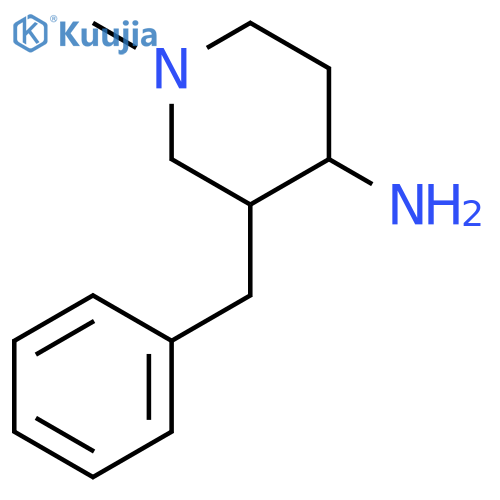 rac-(3S,4R)-3-benzyl-1-methylpiperidin-4-amine structure