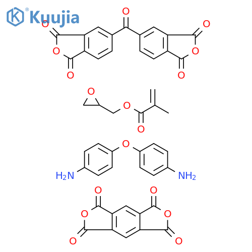 2-Propenoicacid,2-methyl-,oxiranylmethylester,polymerwith1H,3H-benzo[1,2-c:4,5-c']difuran-1,3,5,7-tetrone,5,5'-carbonylbis[1,3-isobenzofurandione]and4,4'-oxybis[benzenamine] structure