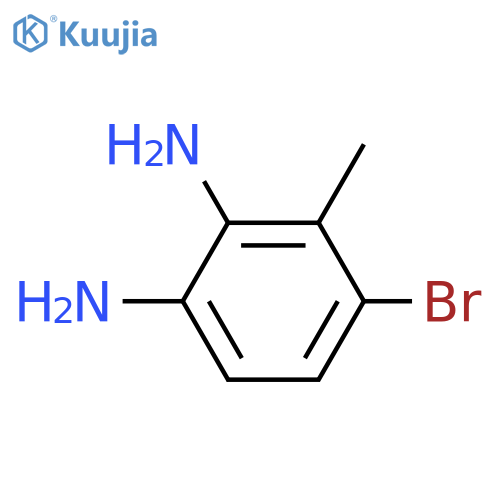 4-bromo-3-methyl-benzene-1,2-diamine structure