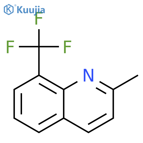 2-Methyl-8-(trifluoromethyl)quinoline structure