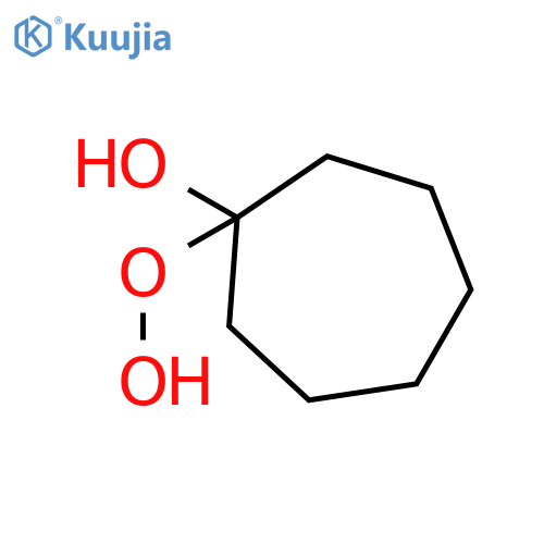 Cycloheptanol, 1-hydroperoxy- structure