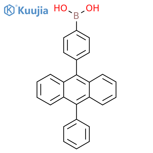 4-(10-Phenylanthracen-9-yl)benzeneboronic acid structure