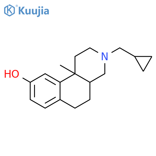 Benz[f]isoquinolin-9-ol, 3-(cyclopropylmethyl)-1,2,3,4,4a,5,6,10b-octahydro-10b-methyl- structure
