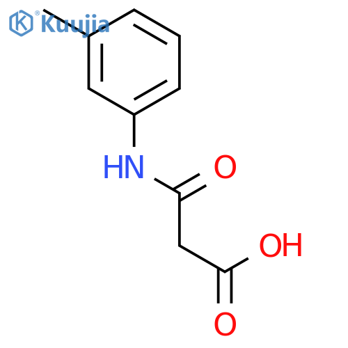 3-(3-methylphenyl)amino-3-oxopropanoic Acid structure