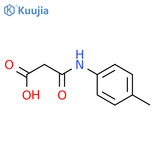 3-(4-methylphenyl)amino-3-oxopropanoic Acid structure