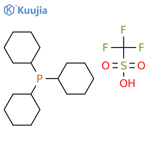 tricyclohexylphosphonium trifluoromethanesulfonate structure