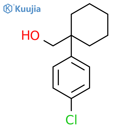 Cyclohexanemethanol, 1-(4-chlorophenyl)- structure