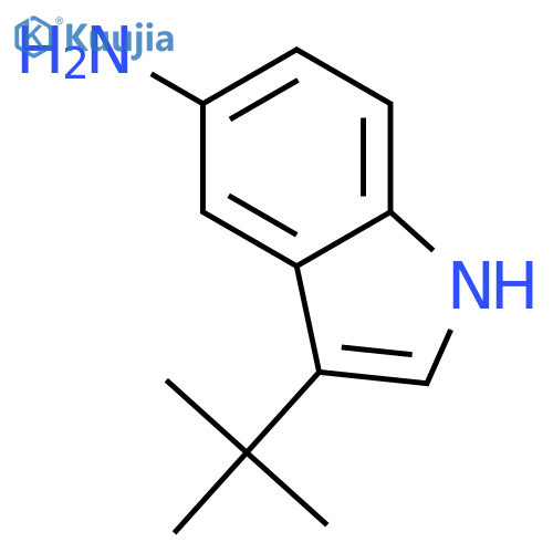 3-tert-Butyl-1H-indol-5-amine structure