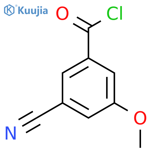 3-Cyano-5-methoxybenzoyl chloride structure