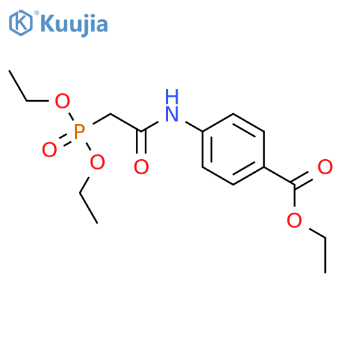 Ethyl 4-[2-(diethoxyphosphoryl)acetamido]benzoate structure