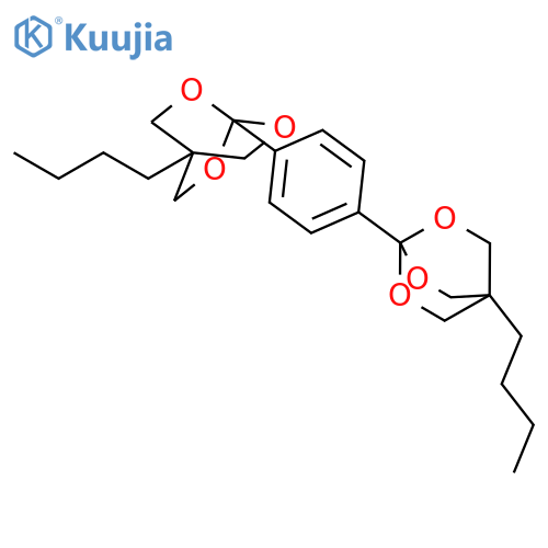 2,6,7-Trioxabicyclo[2.2.2]octane, 1,1'-(1,4-phenylene)bis[4-butyl- structure