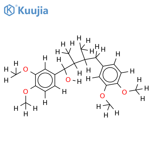 (7R,8S8'R)-7-hydroxy-3,4,3'4'-tetramethoxy-8,8'-neolignan structure