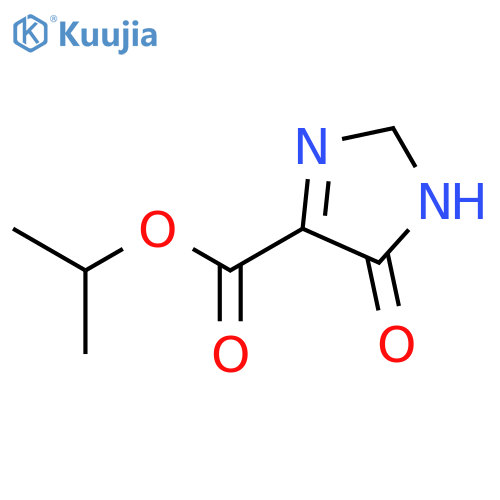 1H-Imidazole-4-carboxylic  acid,  2,5-dihydro-5-oxo-,  1-methylethyl  ester structure